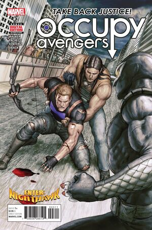 Cover OCCUPY AVENGERS #3.